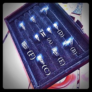 (F) .925 SS ring by Black Awn "Madam Queen"